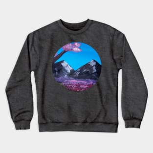 Aokigahara Forest - Acrylic Painting Crewneck Sweatshirt
